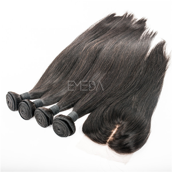 raw unprocessed natural color cheapest human hair extensions YJ192